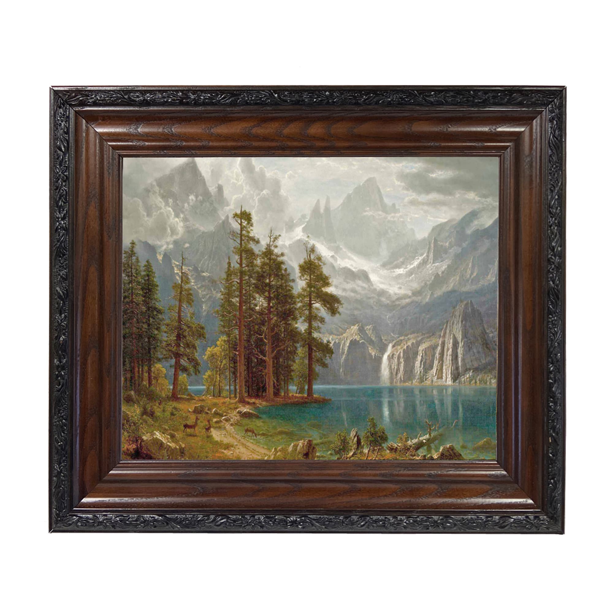 Tableau Impression Sur Toile – Dans Les Sierras D'Albert Bierstadt – Abr33
