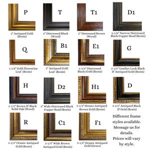 Inramad oljemålning med tre hundar på kanvas, inramad jakthundskonst, jaktstugadekor, rävhundstryck, vintagehundtryck bild 2