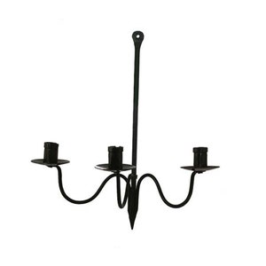 15&quot; Wrought Iron Hanging Candle Holder- Antique Vintage Style