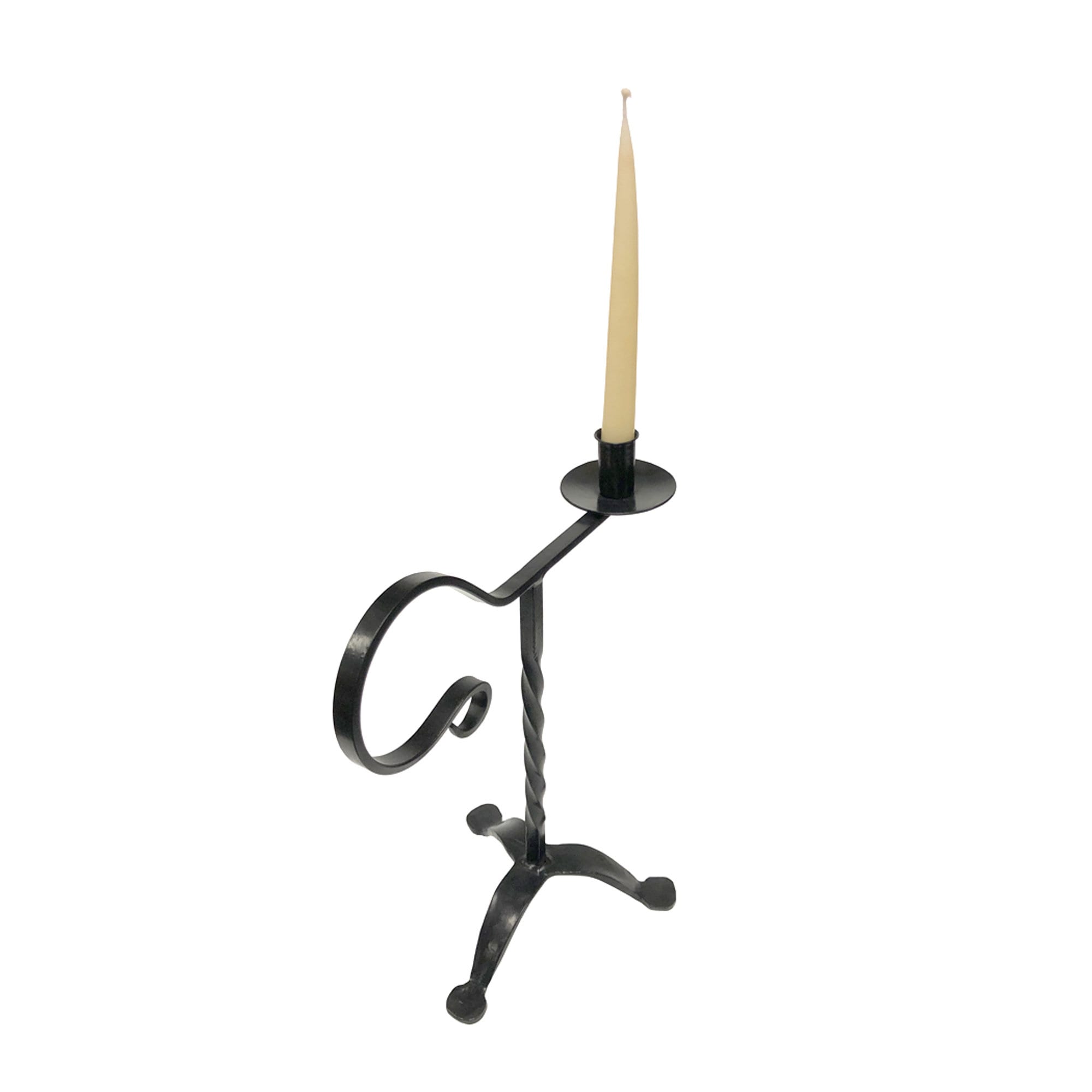 13 Twisted Wrought Iron Candle Holder Antique Vintage Etsy