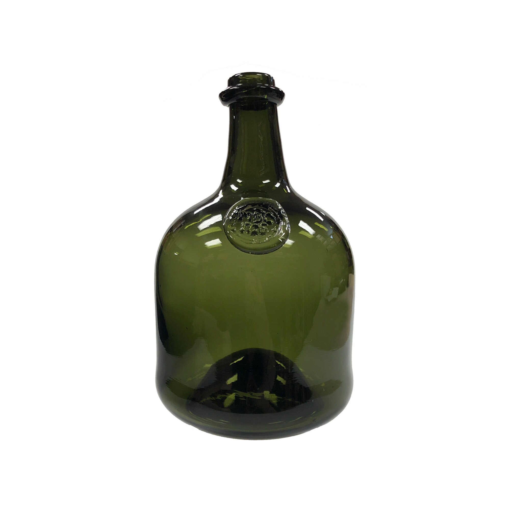 花瓶・フラワースタンド VINTAGE GREEN BOTTLE FROM WINE ORIGINAL