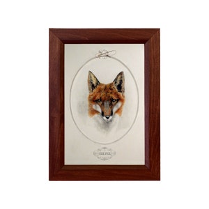 The Fox Framed Print, Fox Hunt, English Country, Man Cave, Lodge, Cabin, Wall Art, Decor