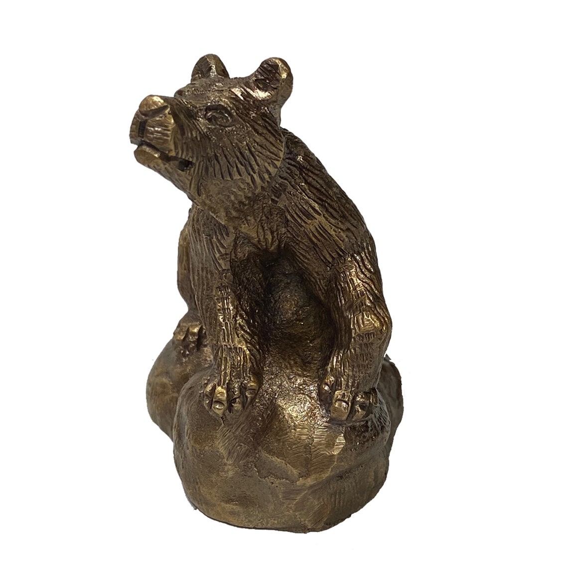 BRASS BEAR PAPER WEIGHT