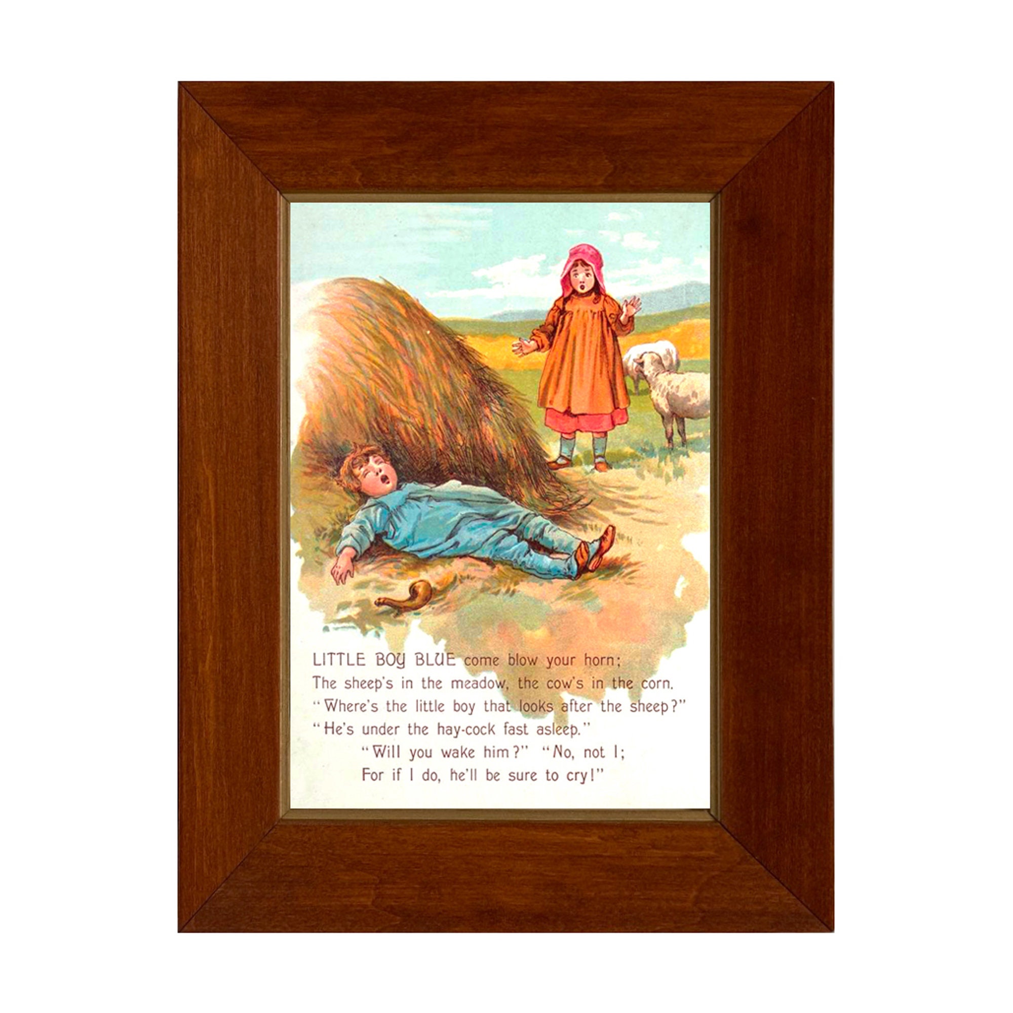 Frame Rhyme Framed Victorian Nursery Rhyme Gallery Wall Set, Children's Room Decor ...