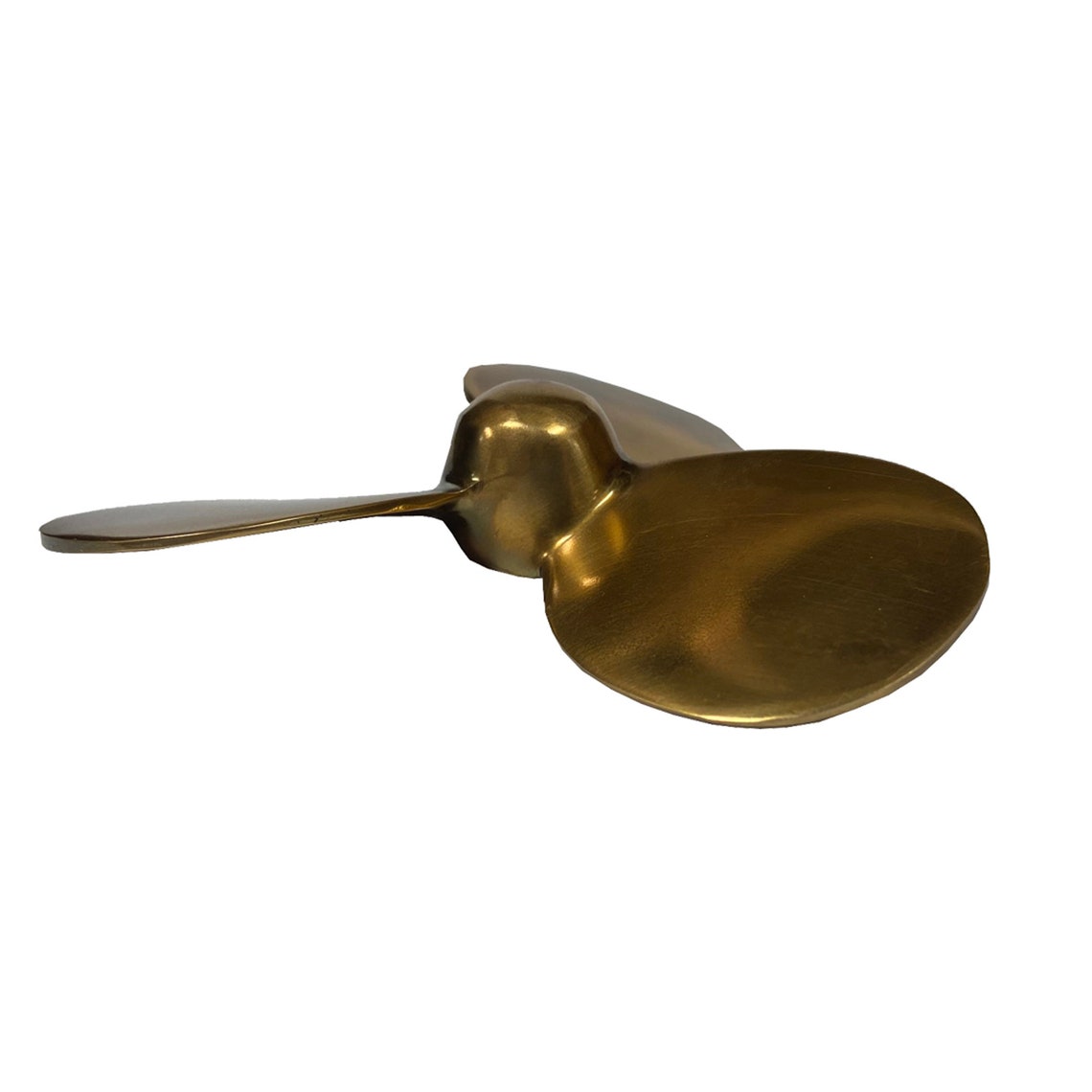 41/2 Antiqued Brass Propeller Paper Weight Tabletop Etsy