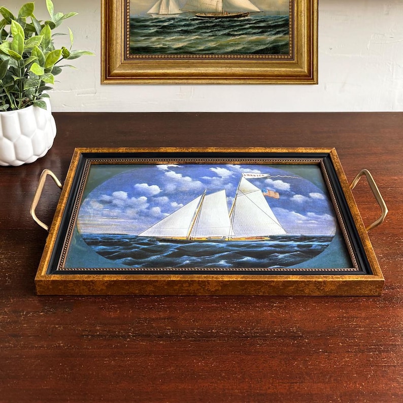 SchoonerBayCo Sailboat Tray - Thumbnail 2