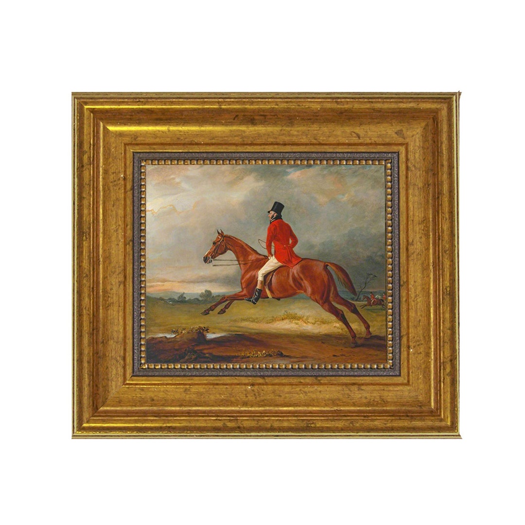 Major Healey Wearing Raby Hunt Uniform by John Ferneley Framed Etsy