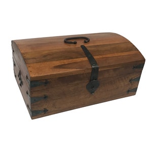 14&quot; Colonial-Style Wood Writing Chest with Removable Tray- Antique Vintage Style