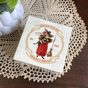 3-1/4&quot; Vintage Style Halloween Witch Trinket Box, Halloween Decor, Halloween Tabletop, Halloween Gift, Witchy Gift