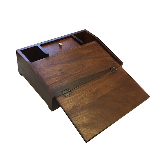 Vintage wooden lap desk deals