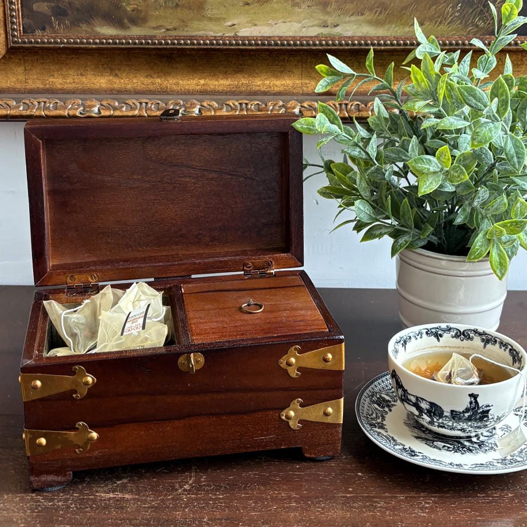 Antique tea caddy - Etsy 日本
