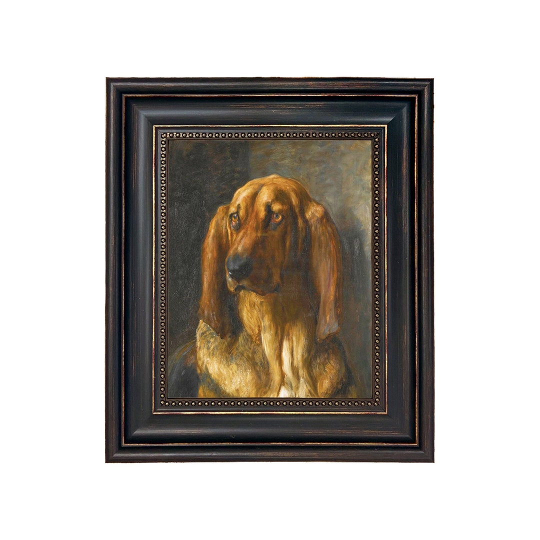 Sir Lancelot Bloodhound gerahmter Leinwanddruck, Vintage Hundekunst - Etsy  Schweiz, image size:1080x1080