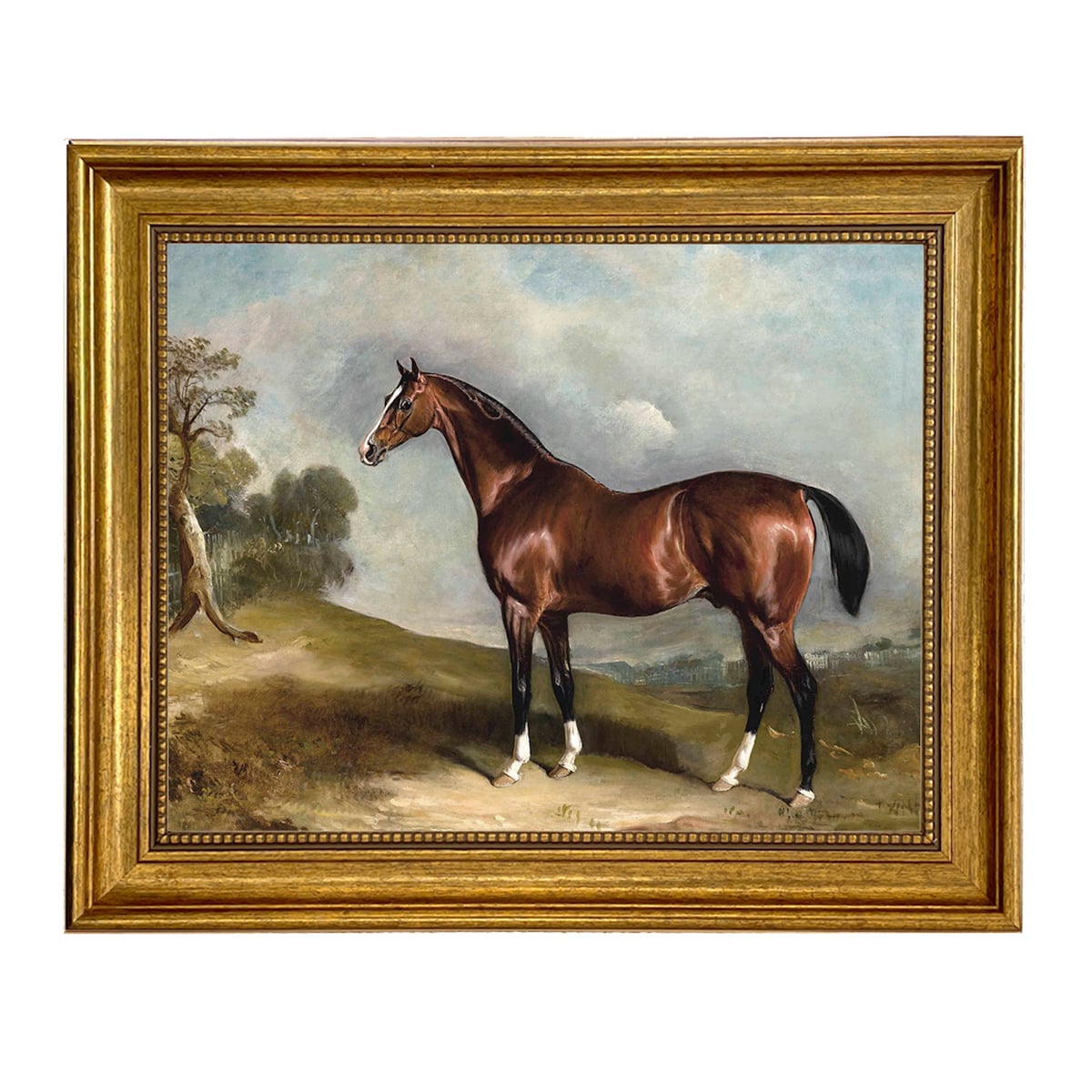 Equestrian Oil Painting
