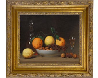 Dessert Still Life Framed Canvas Print, Raphael Peale, Vintage Still Life Art