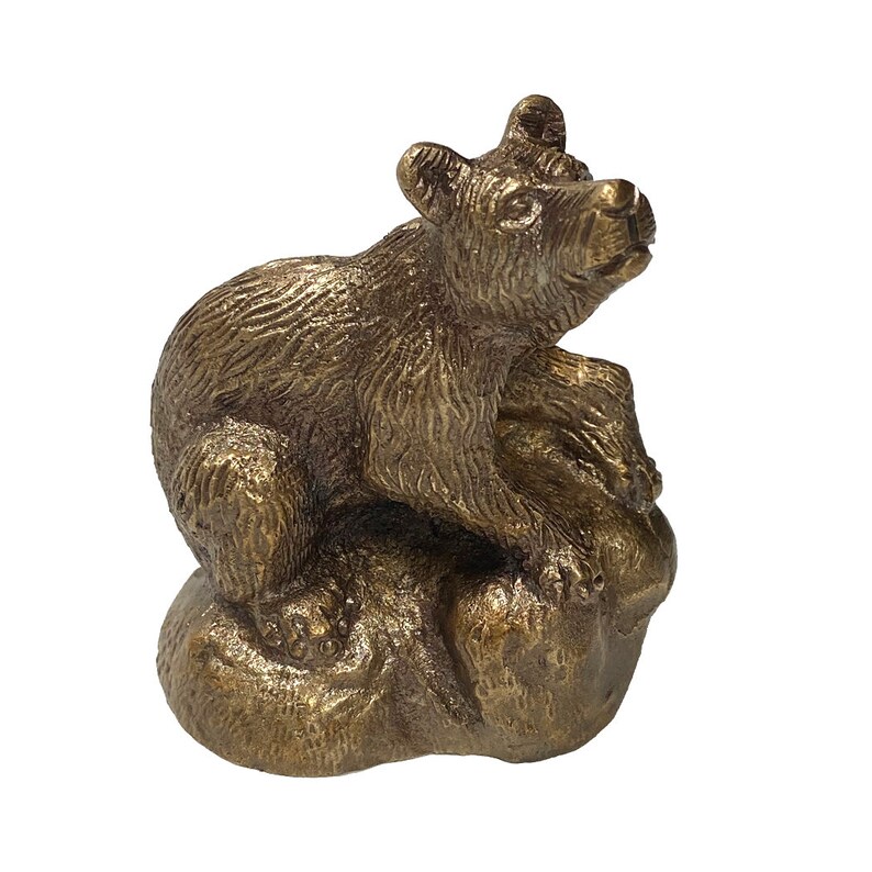 BRASS BEAR PAPER WEIGHT main image 1