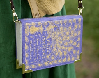 Pride And Prejudice Book Handbag Unique Gift For Mom - Light Academia Book Purse by WellReadCo - Spring Style Book Bag Best Literature Gift