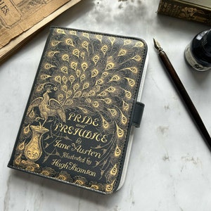 Pride And Prejudice Ereader Cover, Mothers Day Gift, Book Nook Case, Jane Austen Book Lover Gifts, Spring Style, Kobo Touch Sleeve, Bookish