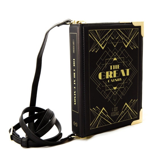 The Great Gatsby Book Purse Book Bag Book Lover Gift Book Crossbody Bag Teacher Appreciation Gift Book Handbag Book Clutch read Lovers Etsy Australia