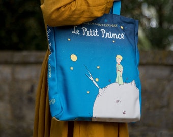 Bolso de mano de El Principito, bolso de mano de El Principito, regalo para mamá, bolso de mano literario, bolso grande, bolso de mano literario, regalo