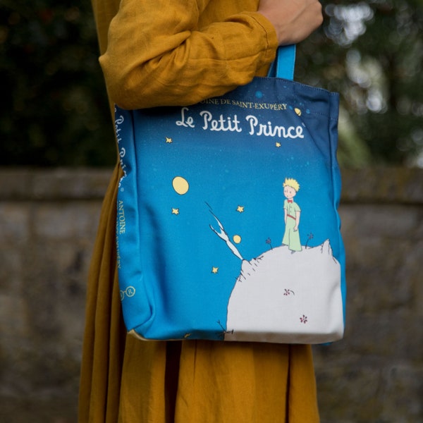 Cabas Le Petit Prince, Cabas Le Petit Prince, Cabas livresques, Sacs cabas sur le thème du théâtre, Grand cabas livre, Sac à main littéraire