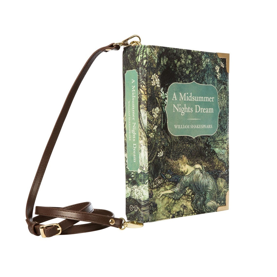 A Midsummer Nights Dream, Book Purse, Vegan Book Clutch, William Shak…