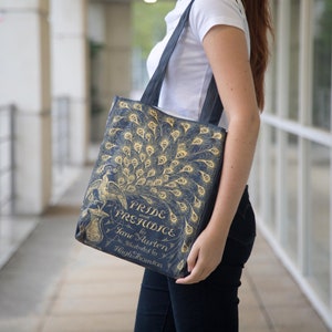 Local EU Shipping Book Lover Gift, Book Bag Pride and Prejudice, Jane Austen Book Purse, Mothers Day Gifts, Bookish Tote Bags, Book Clutch Tote Bag