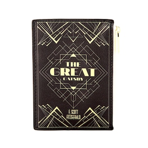 Mini portafoglio, Il grande Gatsby, portamonete, astuccio Art Déco, portamonete, astuccio per cosmetici, porta carte di credito, astuccio piccolo, regalo per bibliofili