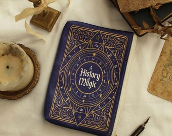 History of Magic Book Pouch Purse, Fantasy Wallet, Witchy Purse, Best Gifts For Her, Wizard Wallet, Celestial Pouch, Giftable Accessories