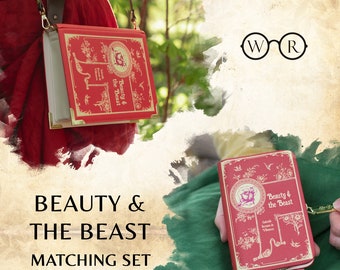 The Beauty and The Beast Red Handbag - Well Read Company