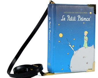 Book Lover Gift, The Little Prince Book Purse, Le Petit Prince Book Bag, Novelty Purses And Bags, Book Shaped Bag, Clutch by WellReadCompany