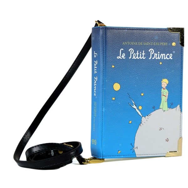 Cadeau pour amateur de livres, porte-livre Le Petit Prince, cartable Le Petit Prince, sacs à main et sacs fantaisie, sac en forme de livre, pochette par WellReadCompany