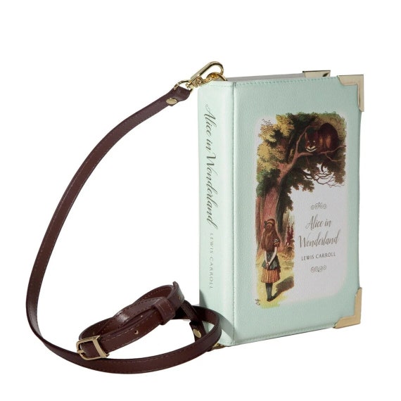 Alice in Wonderland Book Purse Wellread Book Bag Book Clutch Book Lover Gifts Festival Accessories Book Shaped Handbag Back to College Etsy Canada