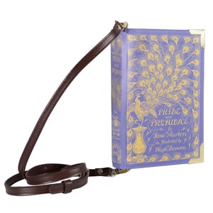 Local USA shipping - NO TARIFFS ~Pride and Prejudice Book Purse, Unique Gift for Mom, Jane Austen Gifts, Book Clutch Handbag Book Lover Gift
