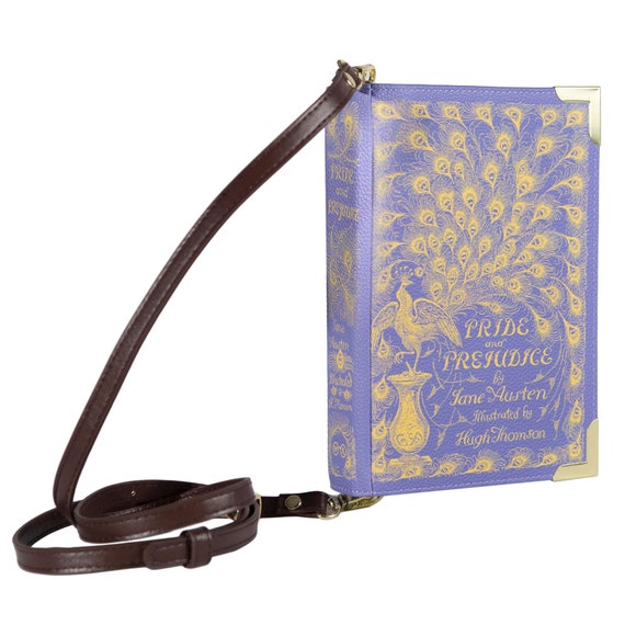 Local USA shipping - NO TARIFFS ~Pride and Prejudice Book Purse, Unique Gift for Mom, Jane Austen Gifts, Book Clutch Handbag Book Lover Gift