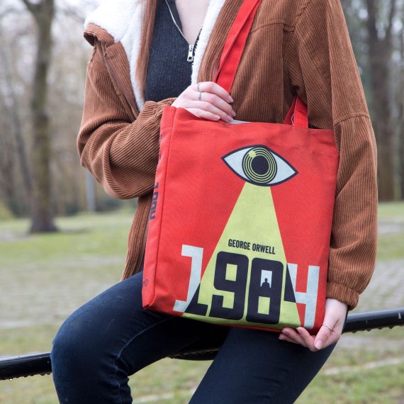 1984 Tote Bag Big Brother Book Lover Gift Book Handbag - Etsy