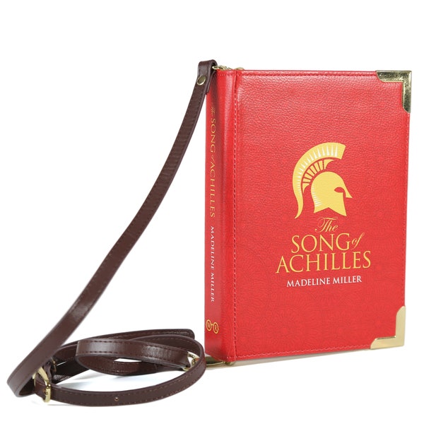 The Song Of Achilles Book Bag, Patroclus Book Purse, Greek Mythology Crossbody Bag, Madeline Miller Gift, Book Shaped Bag, Novelty Clutch