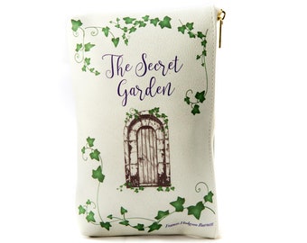 The Secret Garden Book Purse, Book Wallet, Bridesmaid Gifts, Book Coin Pouch, Bridal Party Favors, Hen Party Gifts, Literary Wedding Favors