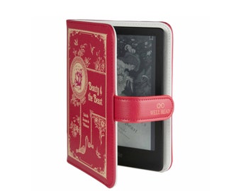 Funda Kindle de La Bella y la Bestia, Accesorios para mamá, Funda Kindle Paperwhite, Fundas electrónicas únicas, Funda Kindle de libro, Kindle 11.ª generación