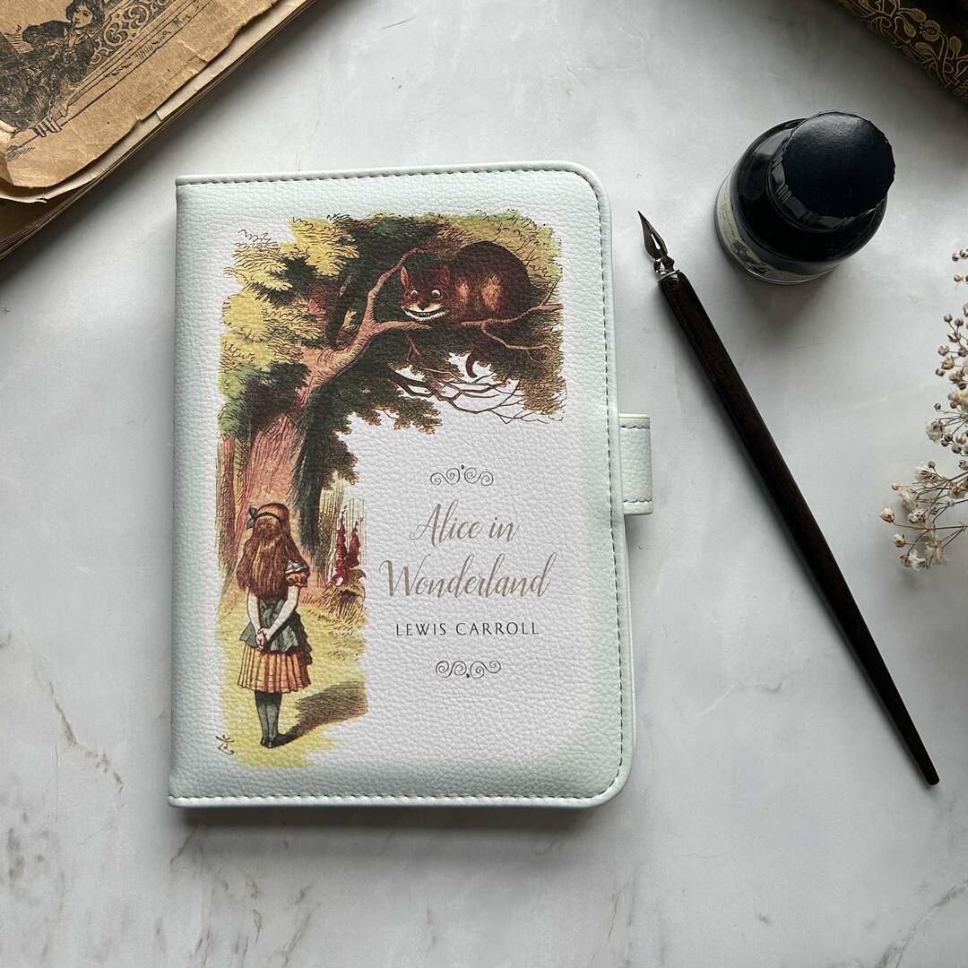 Alice in Wonderland Ereader Cover, Book Nook Case, Tech Accessories