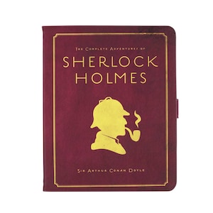 Custodia per iPad Sherlock Holmes Book, materiale scolastico universitario, custodia per tablet Bookish, custodia per iPad 10a generazione 10.9 in, accessori letterari per iPad Pro 12.9