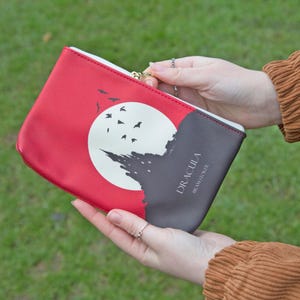 Bolsa de Drácula, Monedero Gótico, Bolsa con Cremallera, Cartera de Libros Whimsigoth, Bolsa de Libros, Bram Stoker, Bolsa de Cosméticos