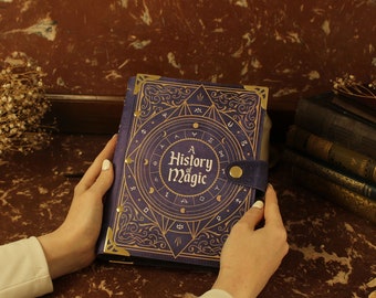 A History Of Magic Junk Journal, Witchy Scrapbook Notebook, Blank Spell Book Of Shadows Journal, Gothic Stationery, Witchcraft Journal