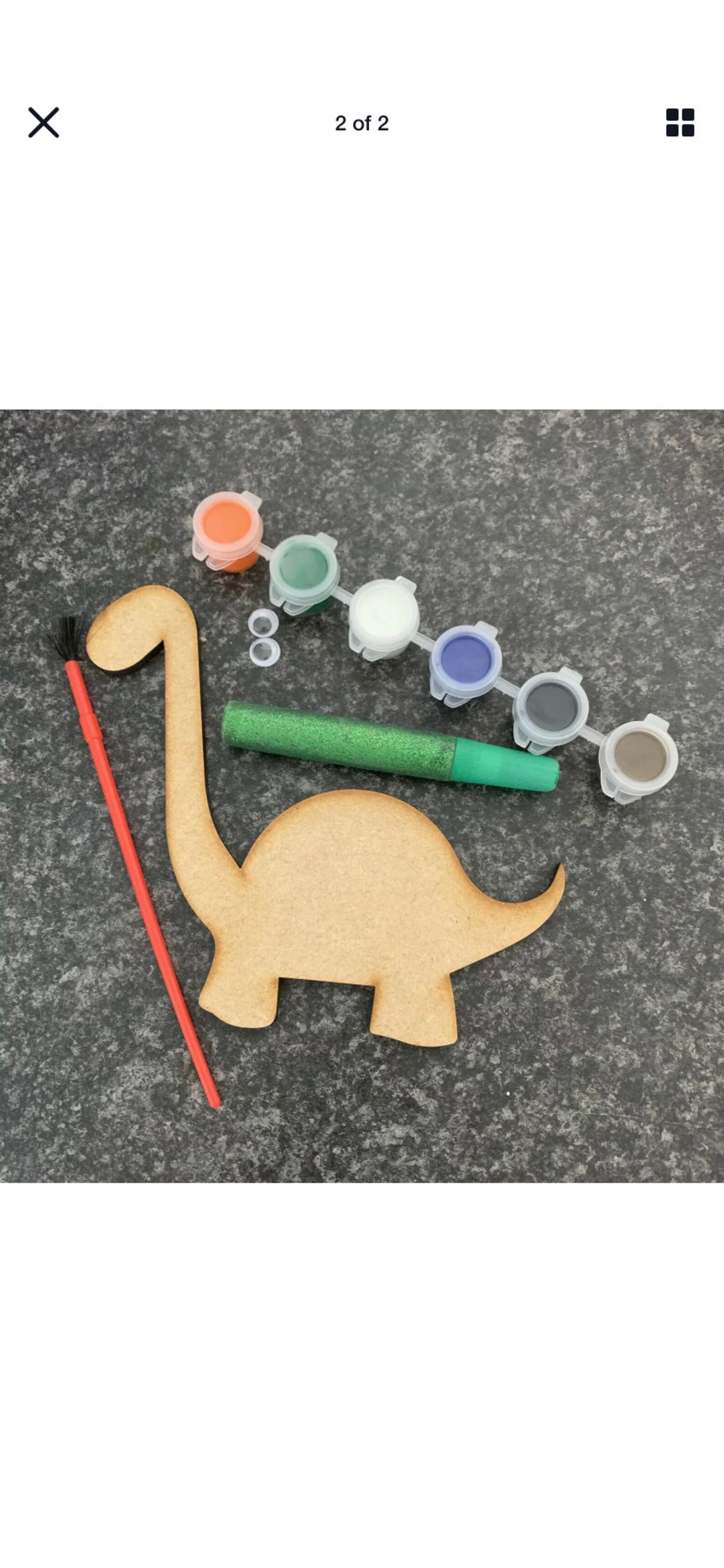 Paint your own dinosaur set Etsy