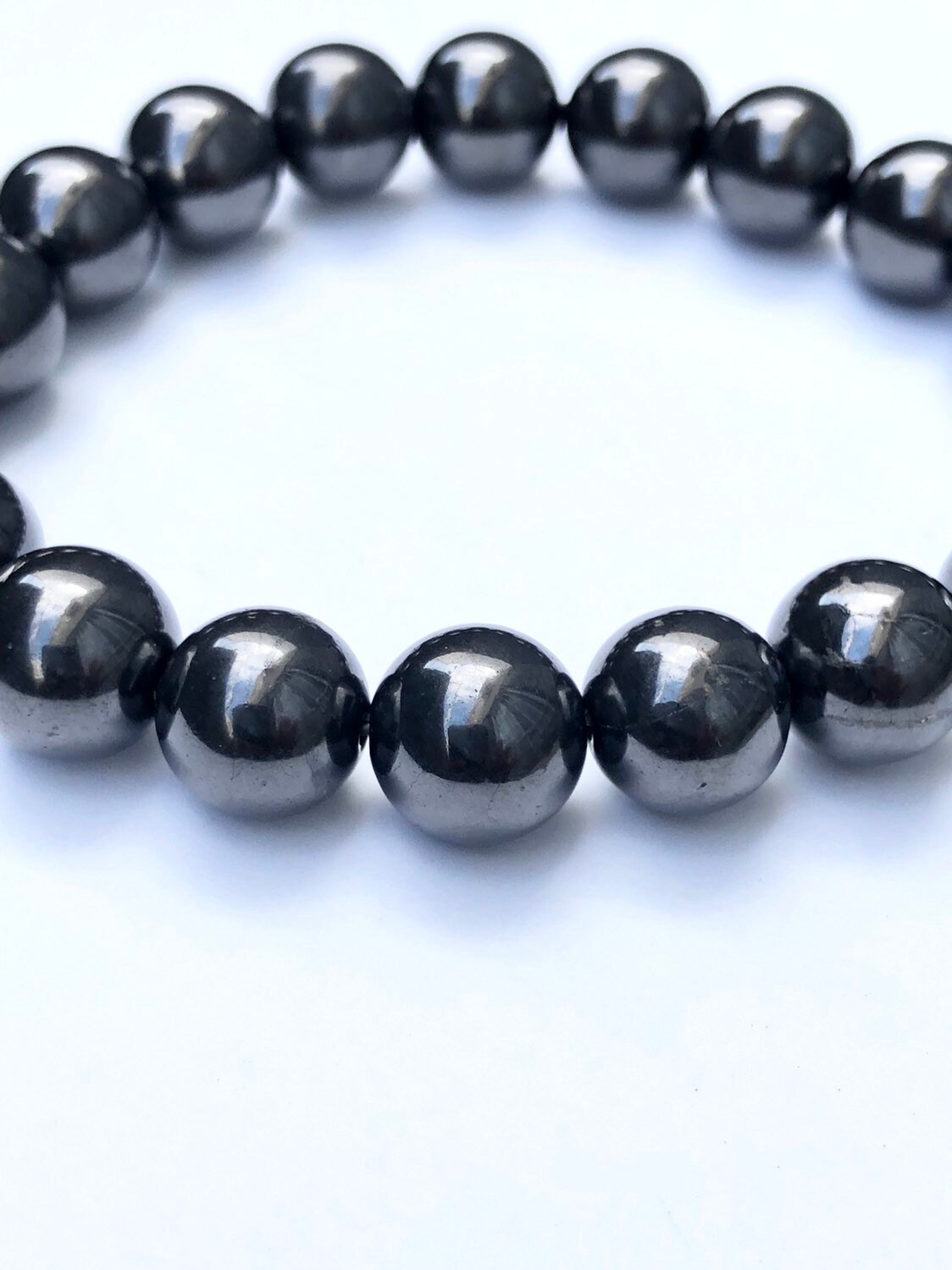 Natural Shungite Bracelet Shungite Bead Bracelet 10mm Bead Etsy