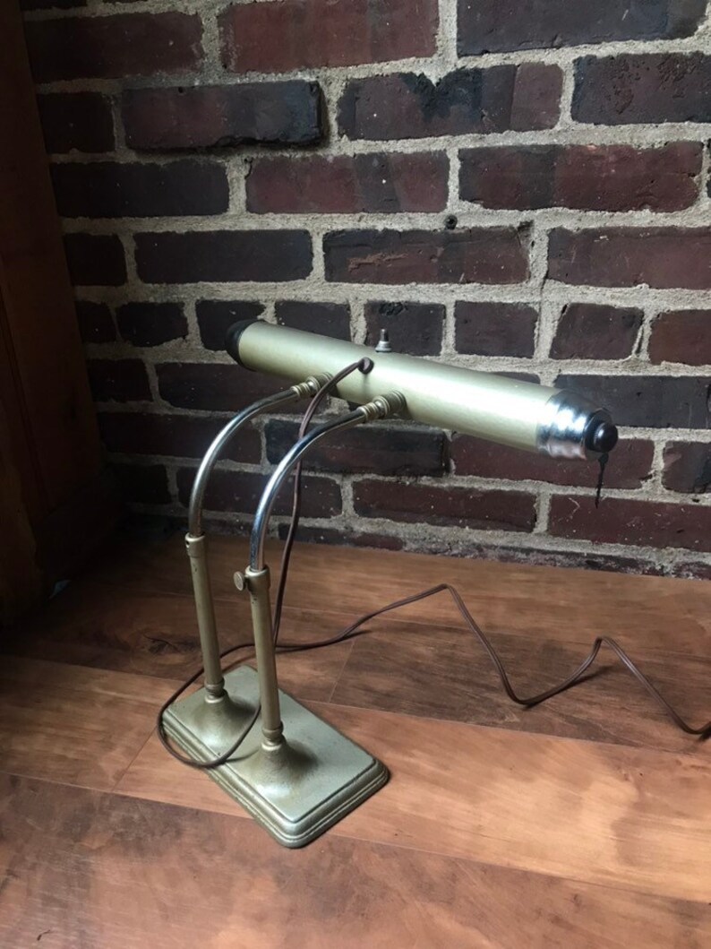 Vintage Lawyer/Banker Desk Lamp Etsy
