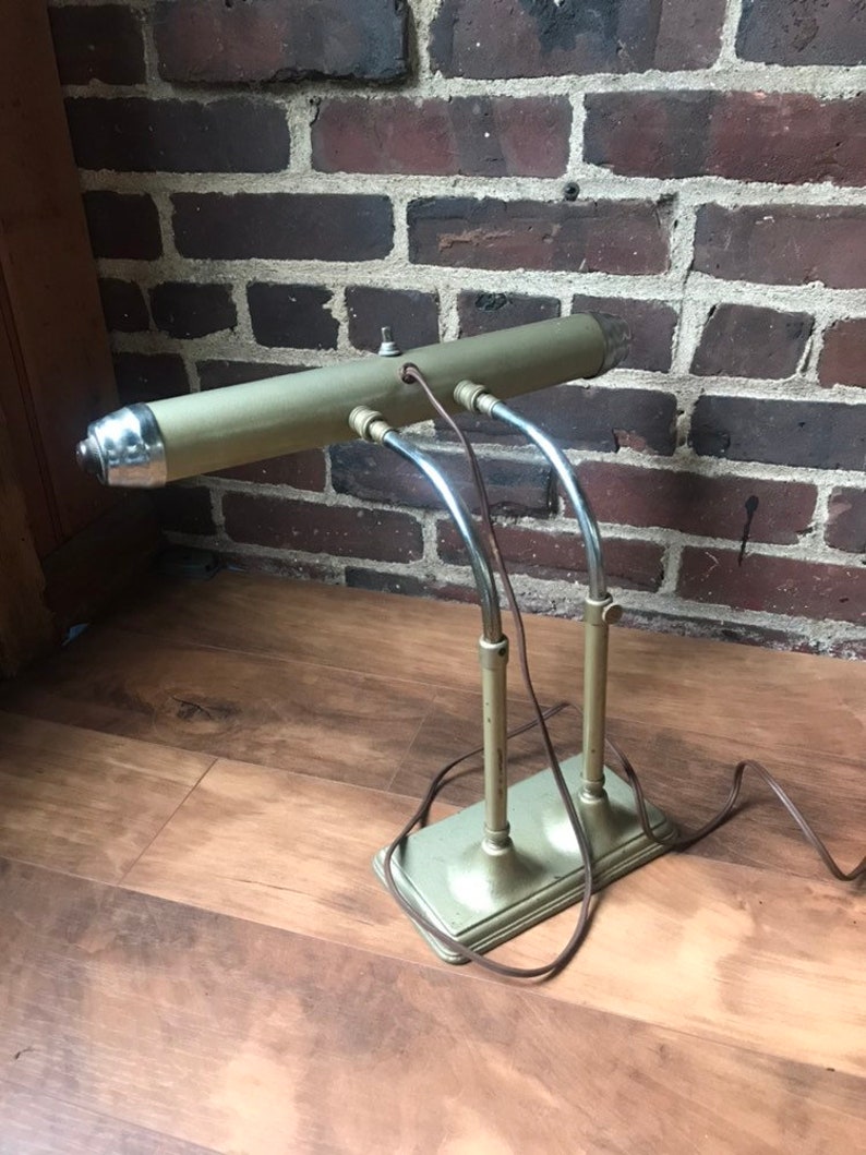 Vintage Lawyer/Banker Desk Lamp Etsy