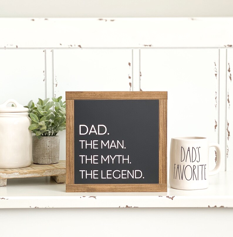Dad Grandpa Personalized Gift Dad Grandpa Personalized Sign Gift For Dad Personalized Dad The Man The Myth The Legend Sign