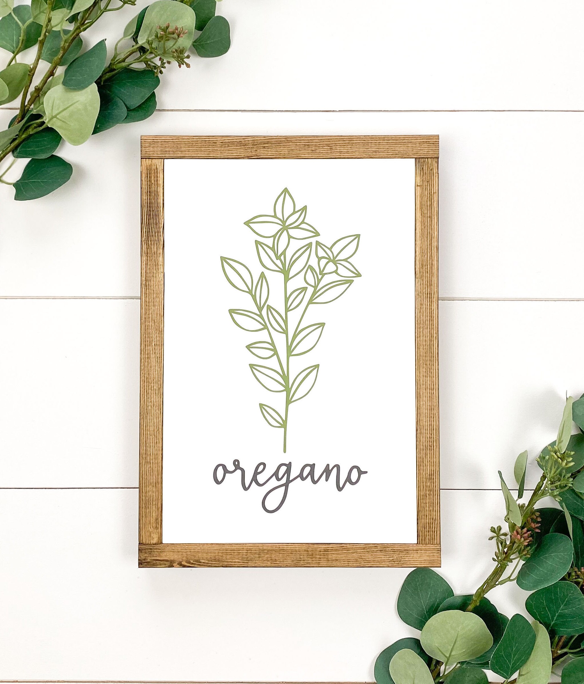 Set of 3 Herb Signs Fresh Herbs Sign Herb Sign Farmhouse Etsy