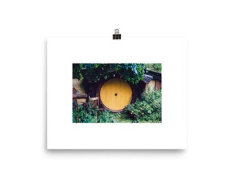 Yellow Hobbit Door