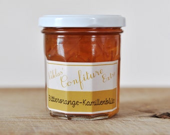 Orange amère - Kamillenblüte Marmelade // Confiture d'orange à la camomille de Séville